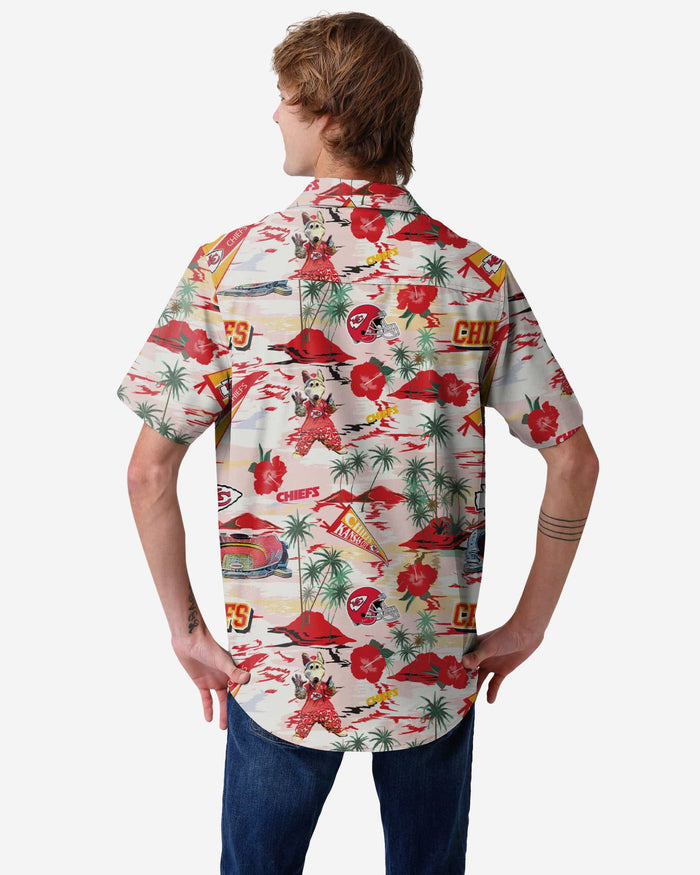 Kansas City Chiefs Thematic Stadium Print Button Up Shirt FOCO - FOCO.com