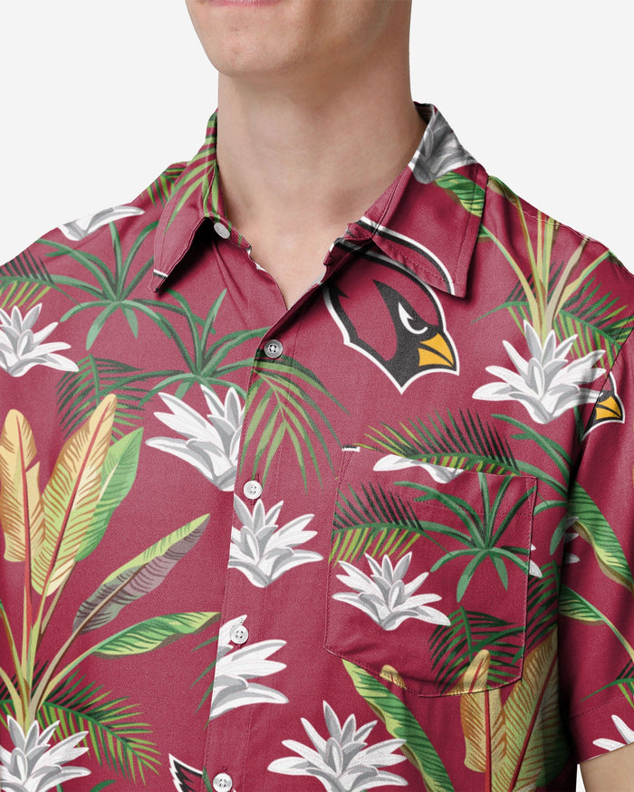 Arizona Cardinals Victory Vacay Button Up Shirt FOCO - FOCO.com