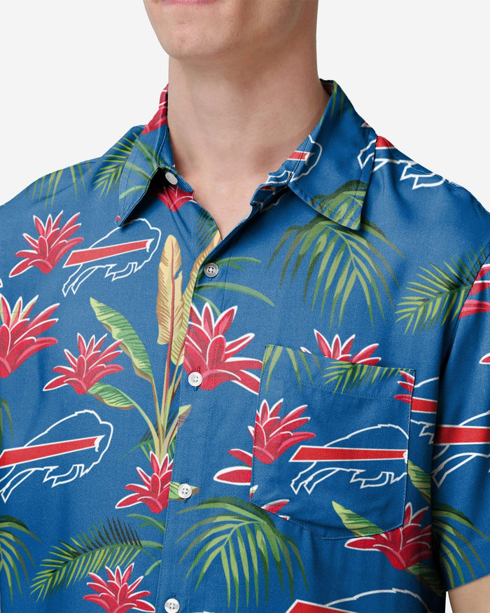 Buffalo Bills Victory Vacay Button Up Shirt FOCO - FOCO.com