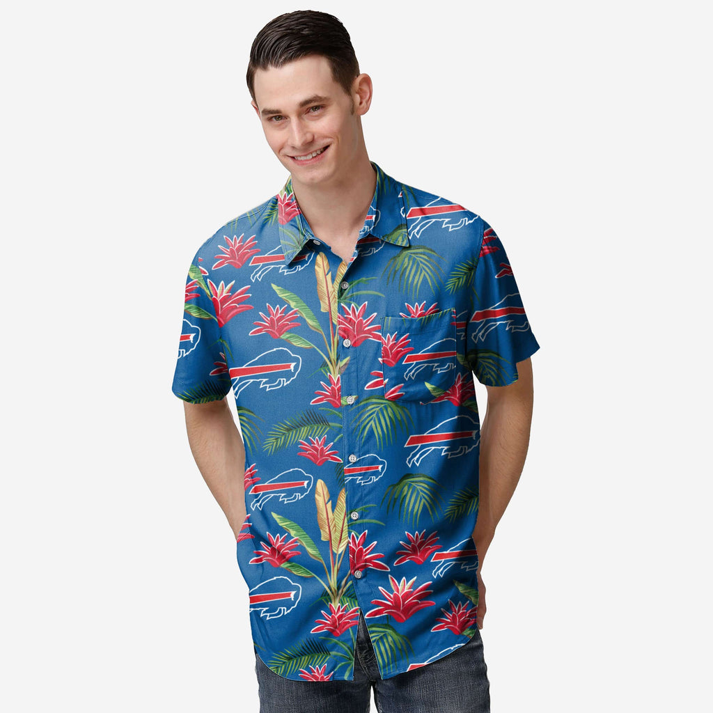 Buffalo Bills Victory Vacay Button Up Shirt FOCO