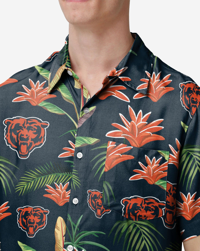 Chicago Bears Victory Vacay Button Up Shirt FOCO - FOCO.com