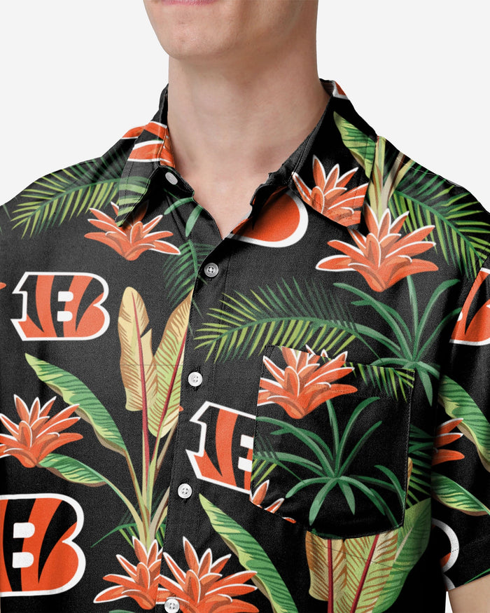 Cincinnati Bengals Victory Vacay Button Up Shirt FOCO - FOCO.com