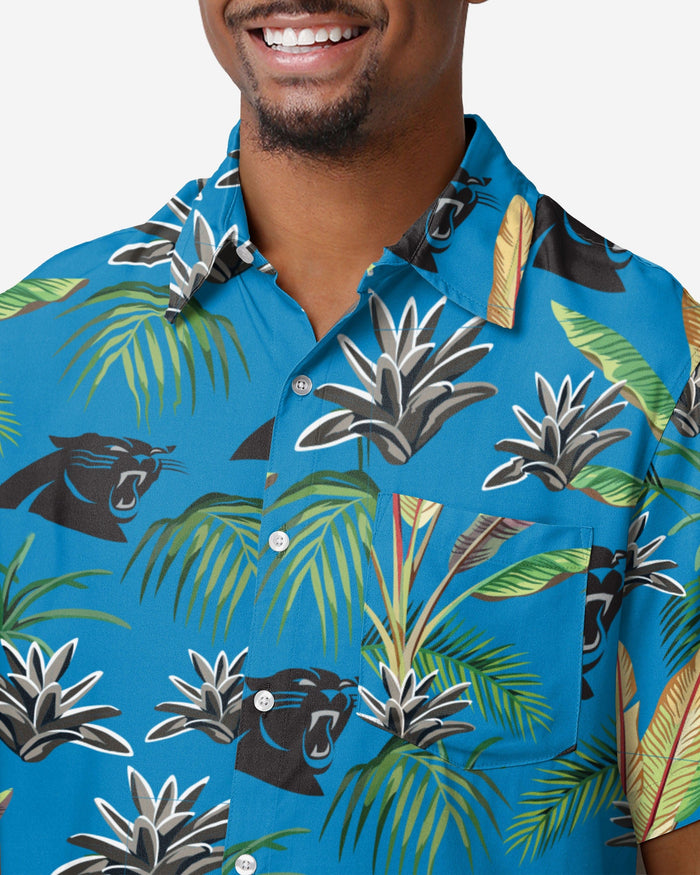 Carolina Panthers Victory Vacay Button Up Shirt FOCO - FOCO.com