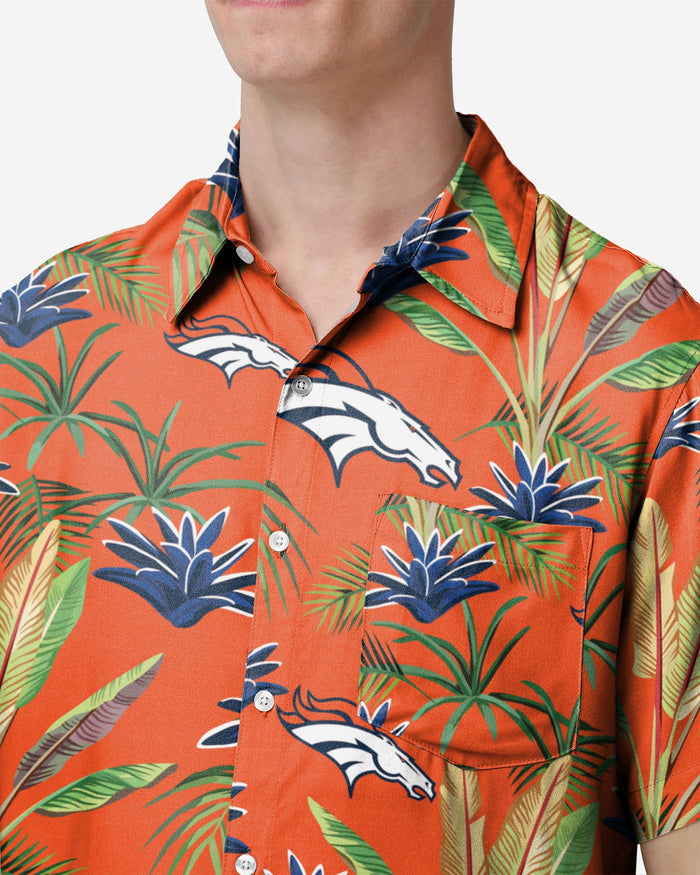 Denver Broncos Victory Vacay Button Up Shirt FOCO - FOCO.com