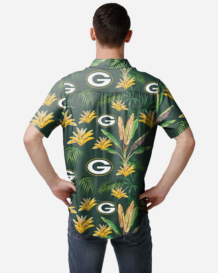 Green Bay Packers Victory Vacay Button Up Shirt FOCO - FOCO.com