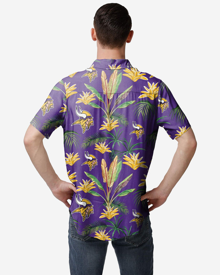 Minnesota Vikings Victory Vacay Button Up Shirt FOCO - FOCO.com