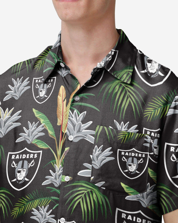 Las Vegas Raiders Victory Vacay Button Up Shirt FOCO - FOCO.com