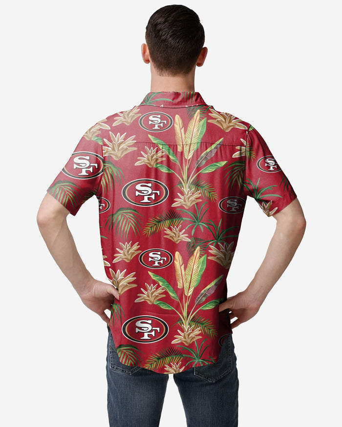 San Francisco 49ers Victory Vacay Button Up Shirt FOCO - FOCO.com