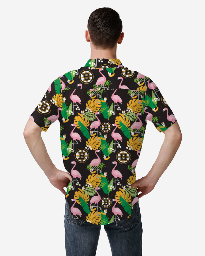 Boston Bruins Floral Button Up Shirt FOCO - FOCO.com