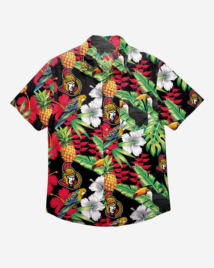 Ottawa Senators Floral Button Up Shirt FOCO - FOCO.com