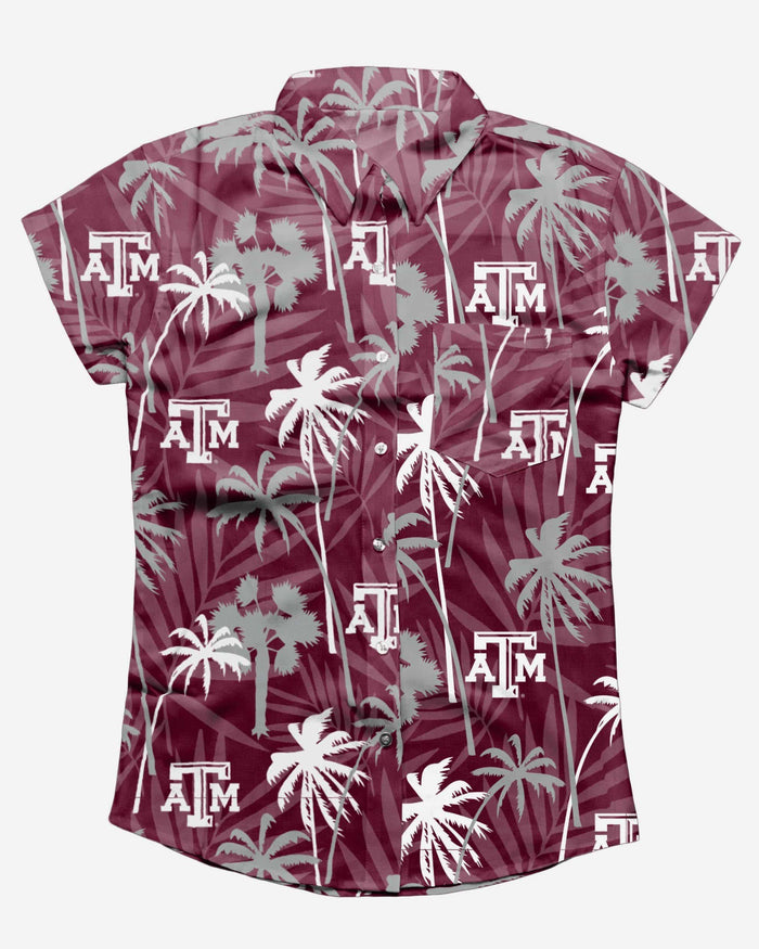 Texas A&M Aggies Tropic of Da Palms Womens Button Up Shirt FOCO - FOCO.com