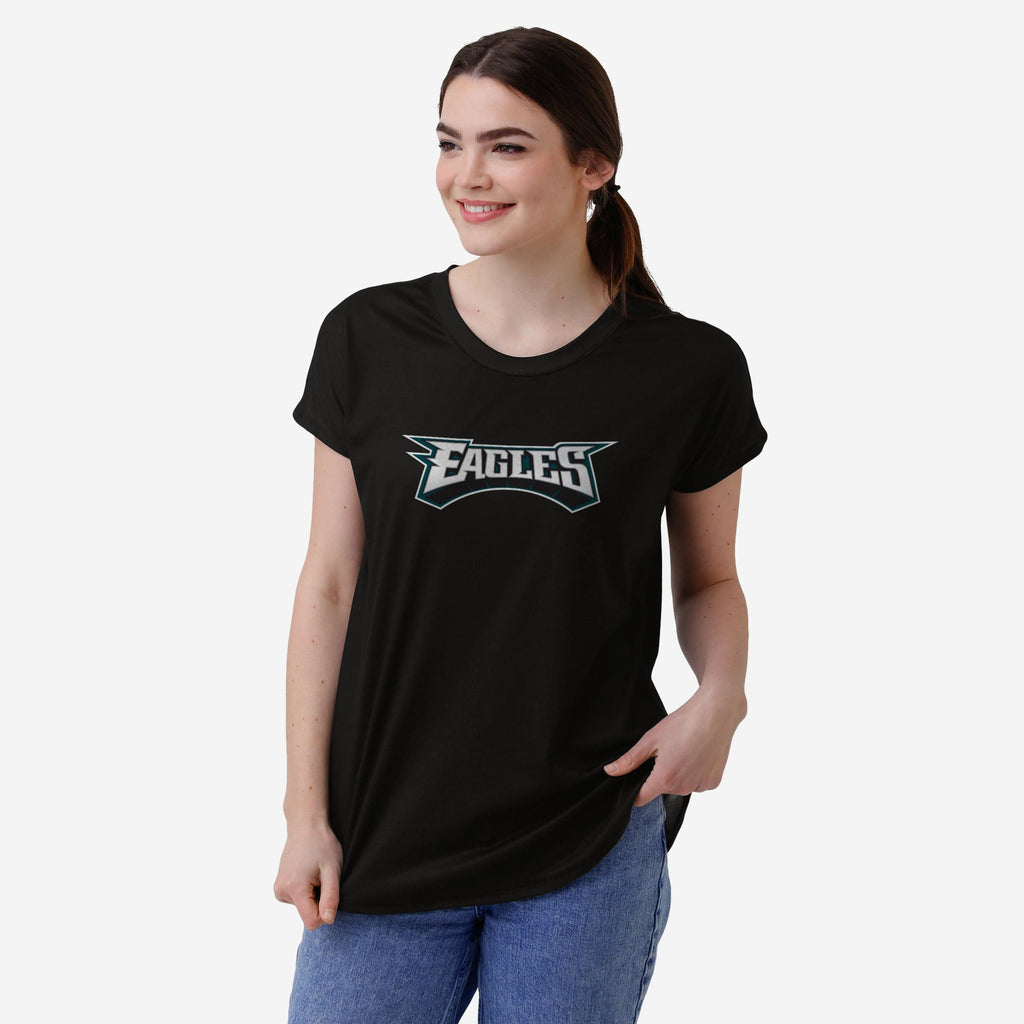 Philadelphia Eagles Womens Wordmark Black Tunic Top FOCO S - FOCO.com