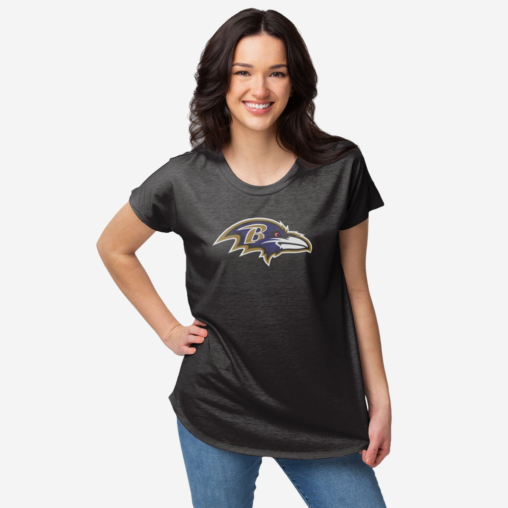 Baltimore Ravens Womens Big Logo Tunic Top FOCO S - FOCO.com