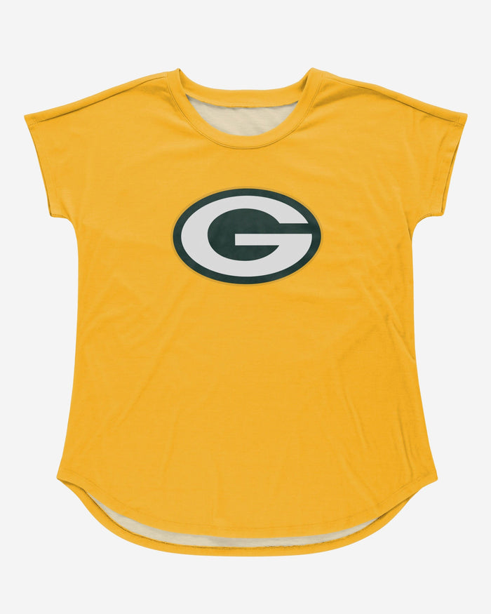 Green Bay Packers Womens Big Logo Tunic Top FOCO - FOCO.com