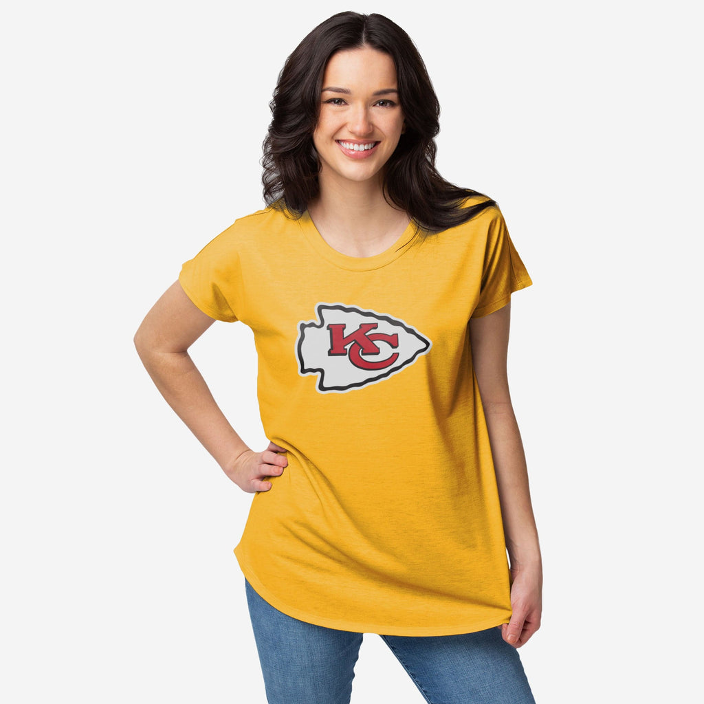 Kansas City Chiefs Womens Big Logo Tunic Top FOCO S - FOCO.com