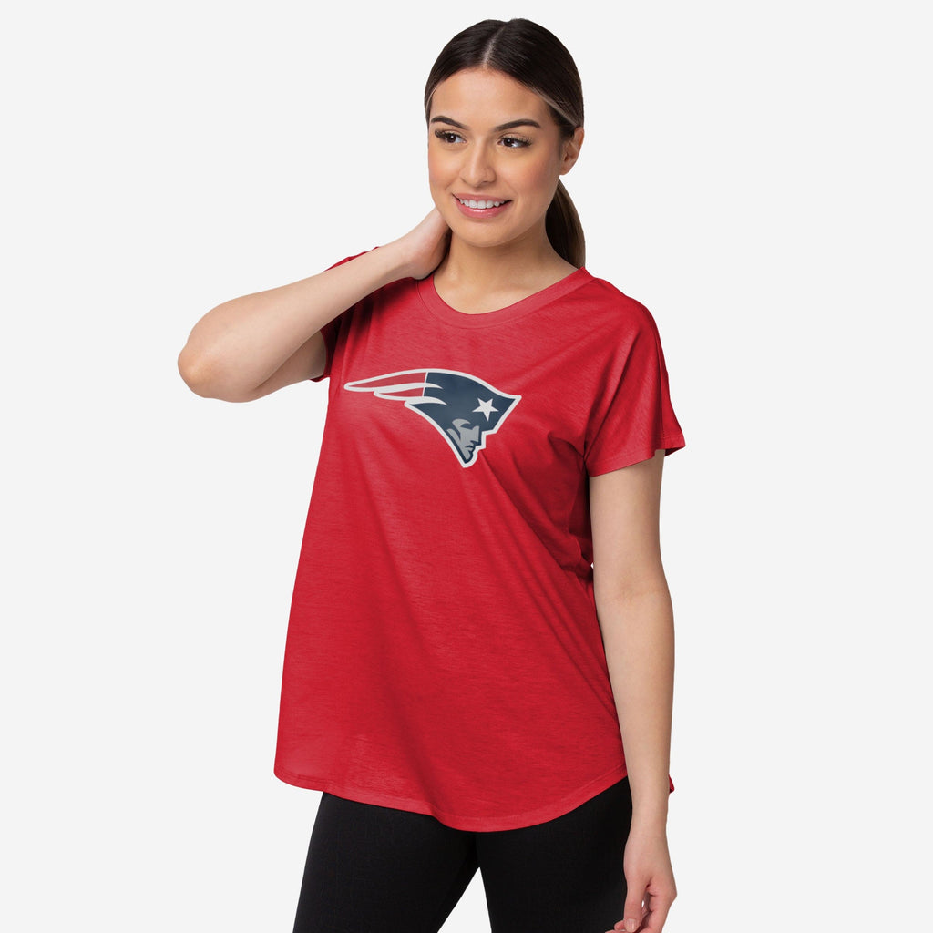 New England Patriots Womens Big Logo Tunic Top FOCO S - FOCO.com