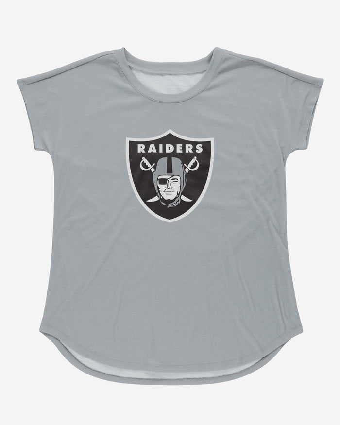 Las Vegas Raiders Womens Big Logo Tunic Top FOCO - FOCO.com