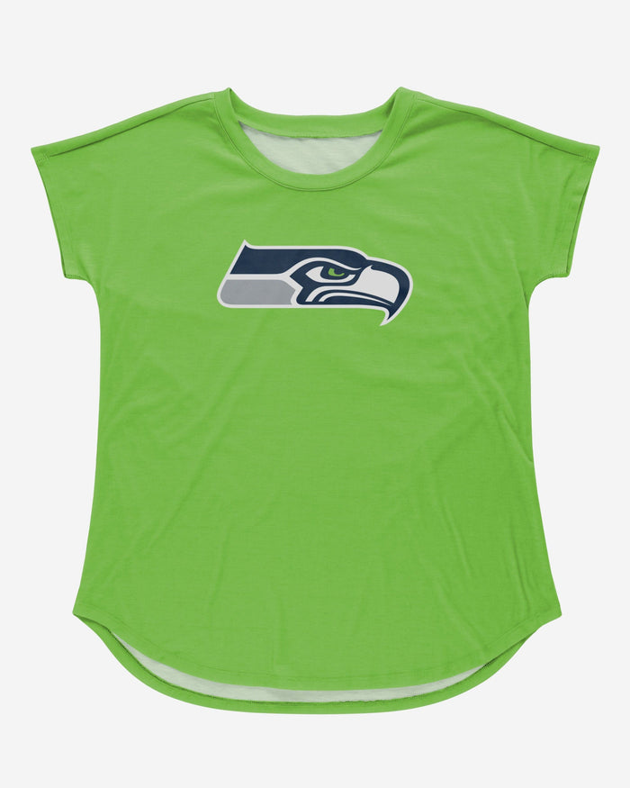 Seattle Seahawks Womens Big Logo Tunic Top FOCO - FOCO.com