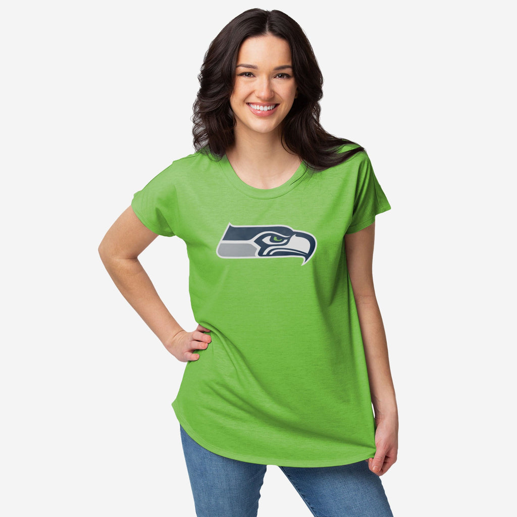 Seattle Seahawks Womens Big Logo Tunic Top FOCO S - FOCO.com