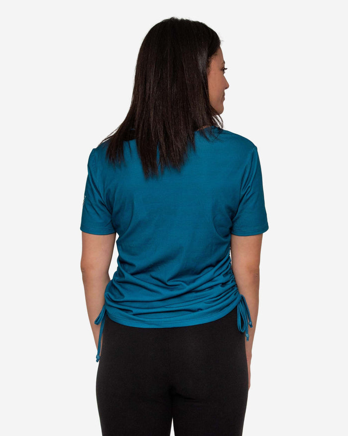 Philadelphia Eagles Womens Ruched Replay Short Sleeve Top FOCO - FOCO.com