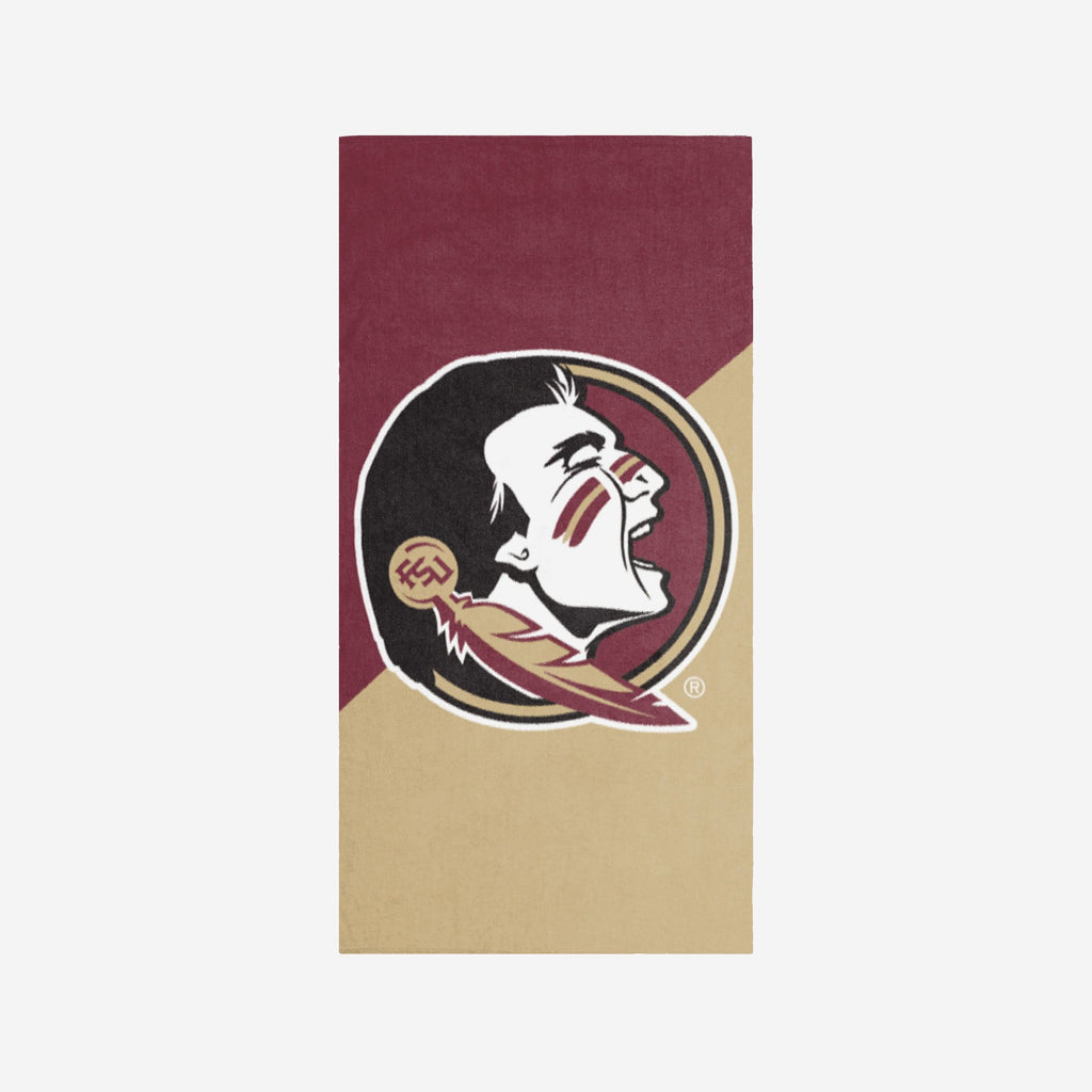 Florida State Seminoles Big Logo Beach Towel FOCO - FOCO.com