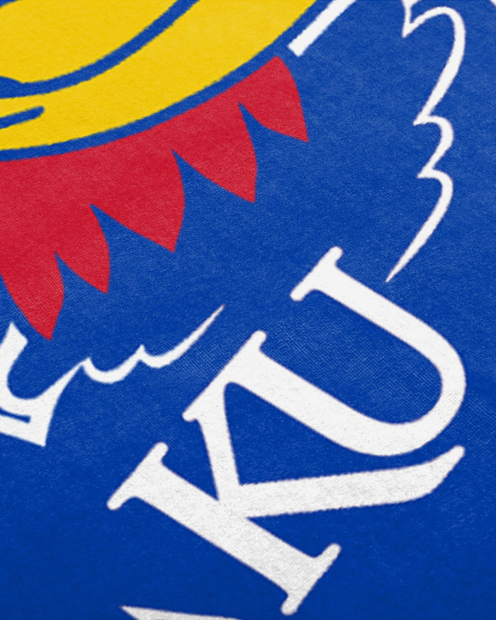 Kansas Jayhawks Big Logo Beach Towel FOCO - FOCO.com