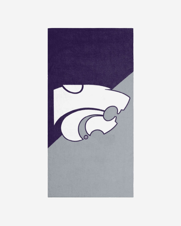 Kansas State Wildcats Big Logo Beach Towel FOCO - FOCO.com