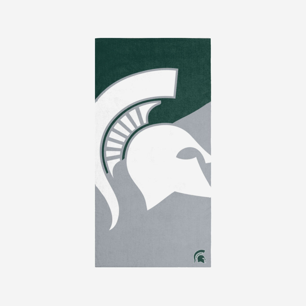 Michigan State Spartans Big Logo Beach Towel FOCO - FOCO.com