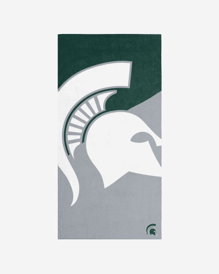 Michigan State Spartans Big Logo Beach Towel FOCO - FOCO.com