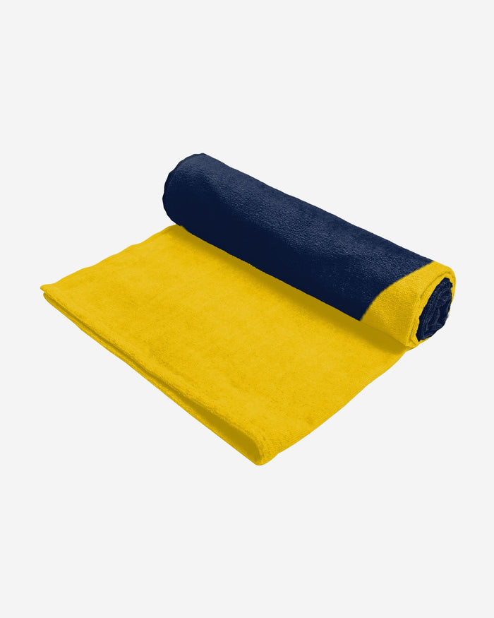 Michigan Wolverines Big Logo Beach Towel FOCO - FOCO.com