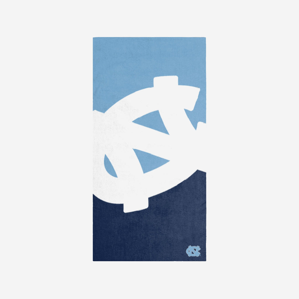 North Carolina Tar Heels Big Logo Beach Towel FOCO - FOCO.com