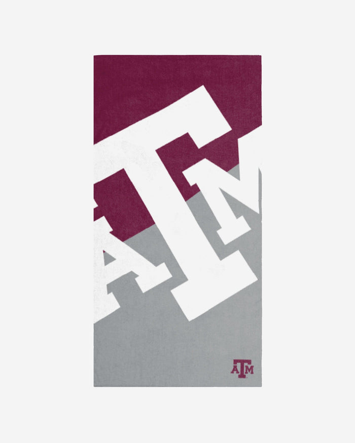 Texas A&M Aggies Big Logo Beach Towel FOCO - FOCO.com