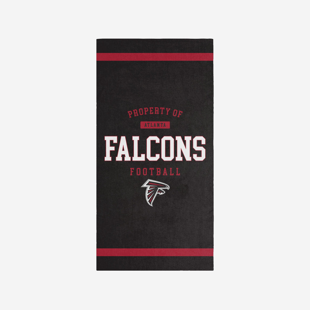 Atlanta Falcons Property Of Beach Towel FOCO - FOCO.com