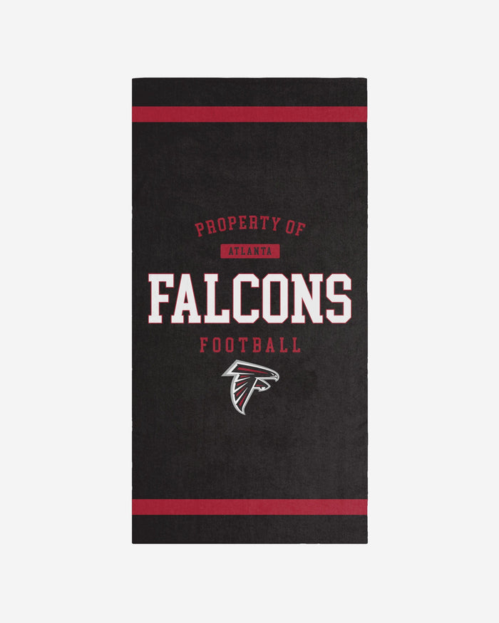 Atlanta Falcons Property Of Beach Towel FOCO - FOCO.com