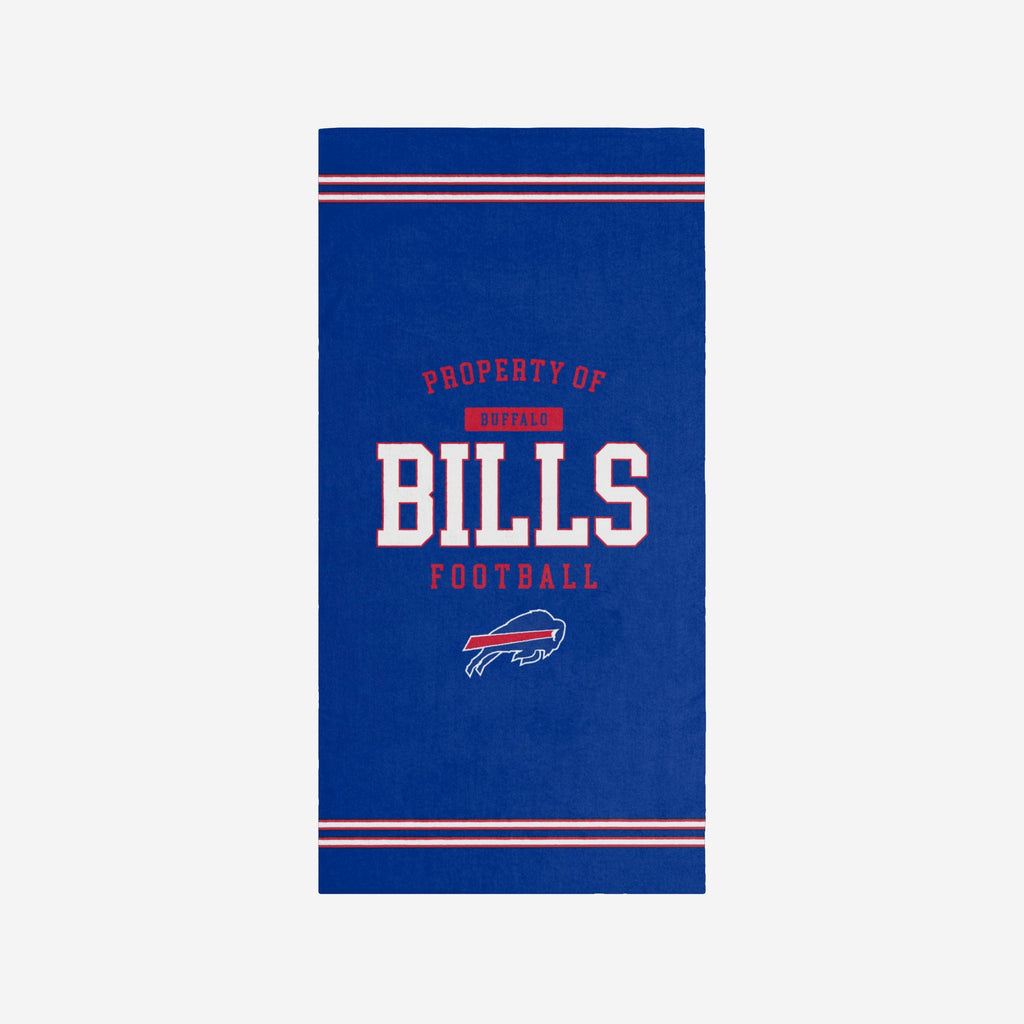 Buffalo Bills Property Of Beach Towel FOCO - FOCO.com