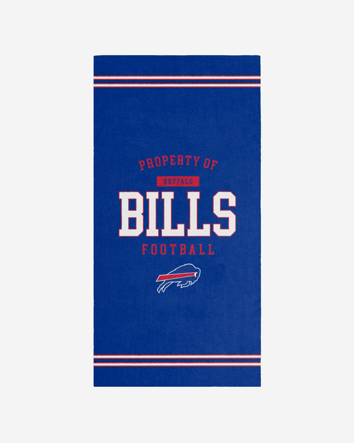 Buffalo Bills Property Of Beach Towel FOCO - FOCO.com