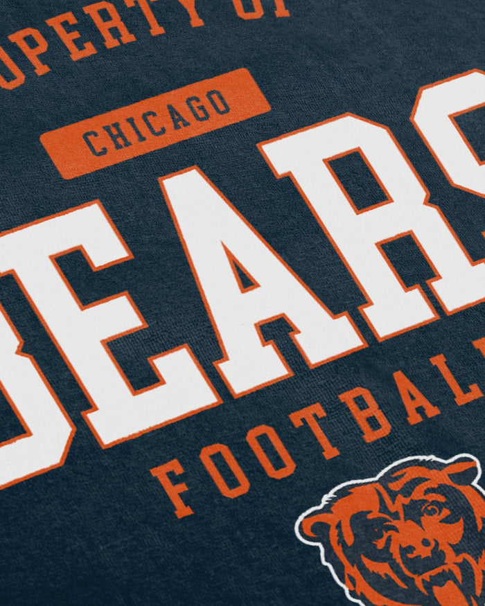 Chicago Bears Property Of Beach Towel FOCO - FOCO.com