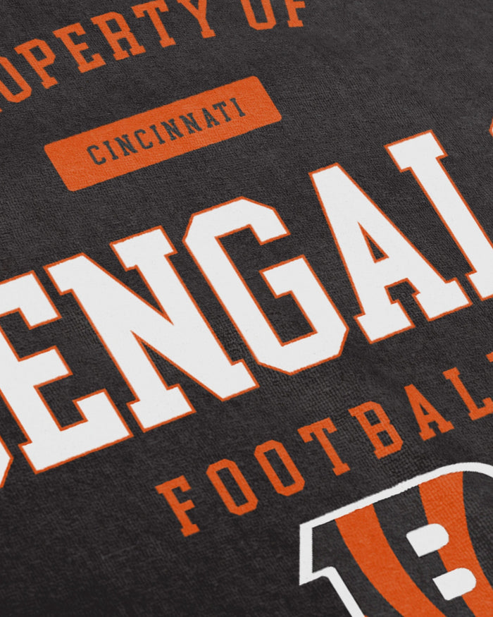 Cincinnati Bengals Property Of Beach Towel FOCO - FOCO.com