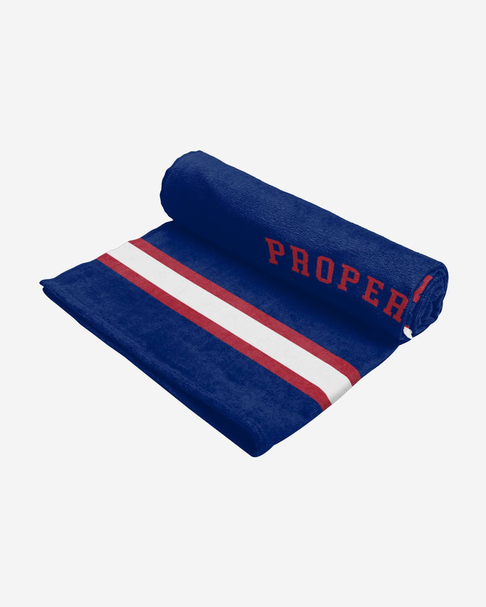 New York Giants Property Of Beach Towel FOCO - FOCO.com