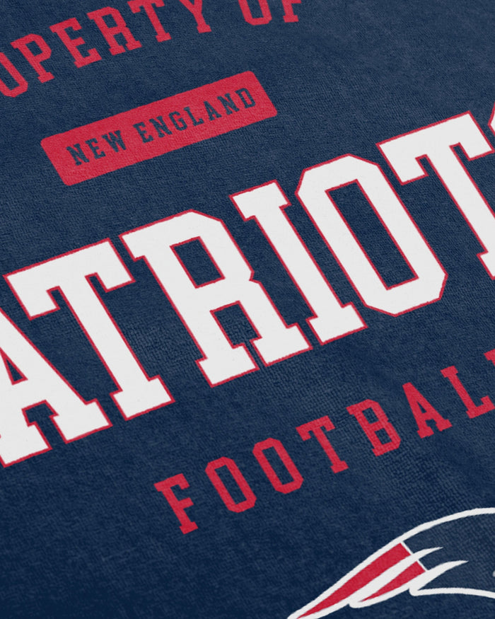 New England Patriots Property Of Beach Towel FOCO - FOCO.com