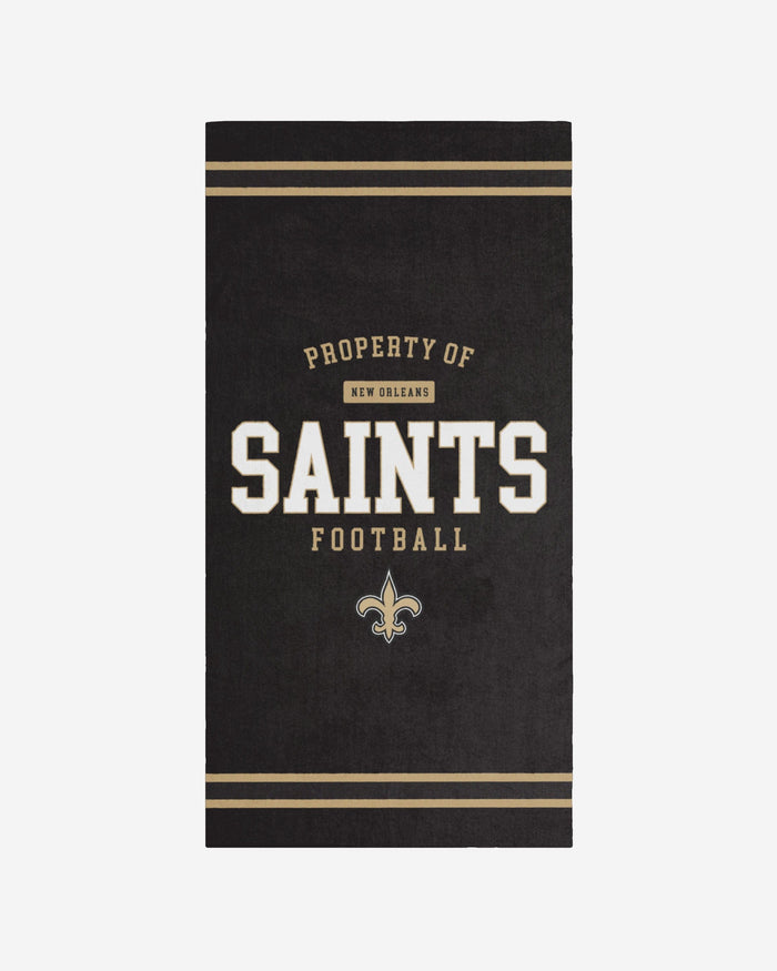 New Orleans Saints Property Of Beach Towel FOCO - FOCO.com