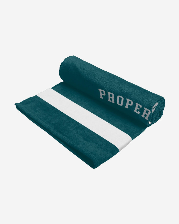 Philadelphia Eagles Property Of Beach Towel FOCO - FOCO.com