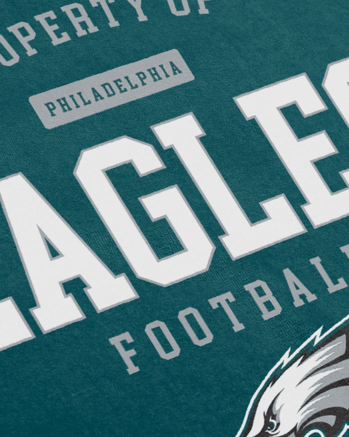 Philadelphia Eagles Property Of Beach Towel FOCO - FOCO.com