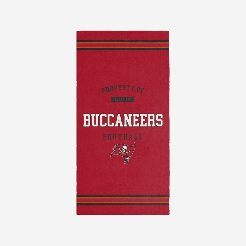 Tampa Bay Buccaneers Property Of Beach Towel FOCO - FOCO.com