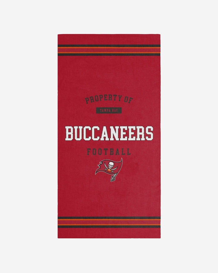 Tampa Bay Buccaneers Property Of Beach Towel FOCO - FOCO.com