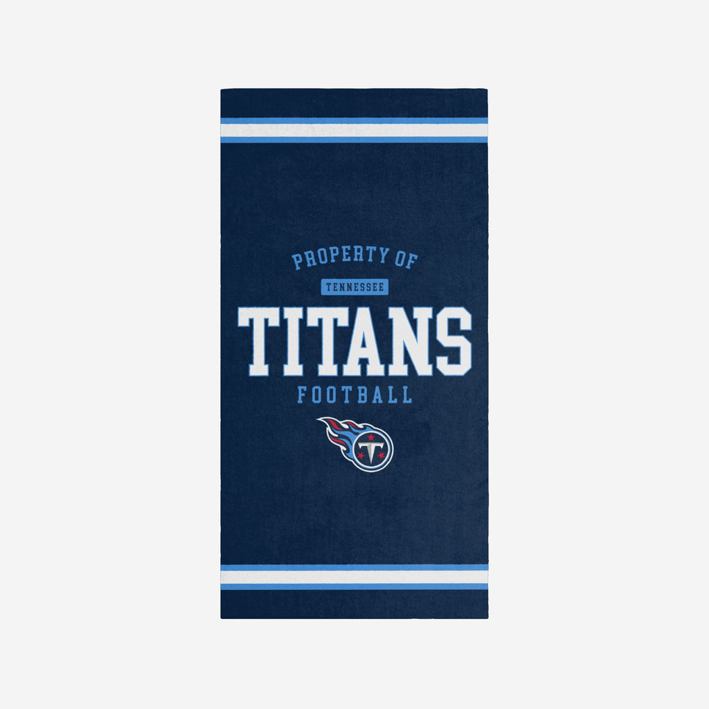 Tennessee Titans Property Of Beach Towel FOCO - FOCO.com