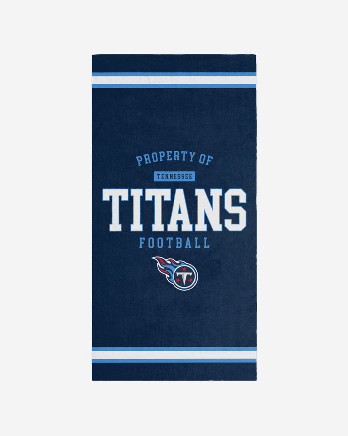 Tennessee Titans Property Of Beach Towel FOCO - FOCO.com