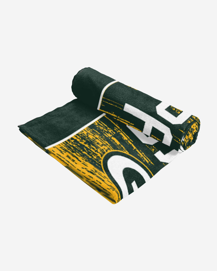 Green Bay Packers Big Logo Beach Towel FOCO - FOCO.com