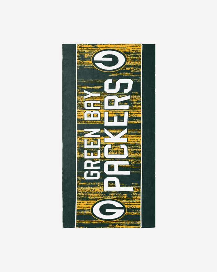 Green Bay Packers Big Logo Beach Towel FOCO - FOCO.com