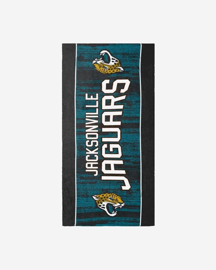 Jacksonville Jaguars Big Logo Beach Towel FOCO - FOCO.com